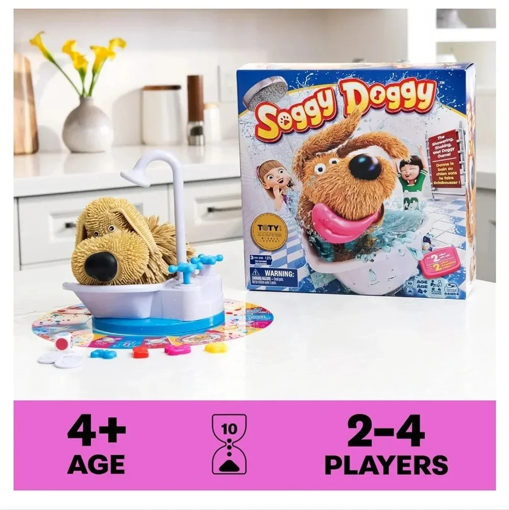 Soggy Doggy, The Silly Award-Winning Kids Game Board Game for Family Night Fun - Picture 4 of 9